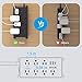 TROND Power Strip Surge Protector, 7 Widely-Spaced Outlets, 2 USB-A & 1 USB-C, ETL Listed, Flat Plug 5ft Extension Cord, Wall Mountable, 1700J, 14AWG Heavy Duty, for Home Office Garage, Black