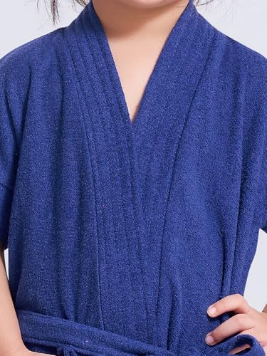 Image of SAND DUNE Baby Girls Terry Cotton Bathrobe, Ages 1-4 Years