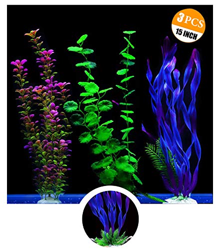 Tomato Palace 15 Inch Artificial Aquarium Plant Tall Plastic Fish Tank Plants (3 Pack) C2| Fish Tank Tomato Palace 15 Inch Artificial Aquarium Plant Tall Plastic Fish Tank Plants (3 Pack) C2| Fish Tank