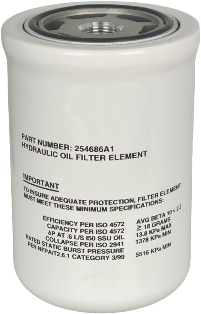 Spin-On Hydraulic Filter 181167A1 254686A1 Compatible with Case IH Tractor 570L 580 580N 585G 57220 HF35150 P179342