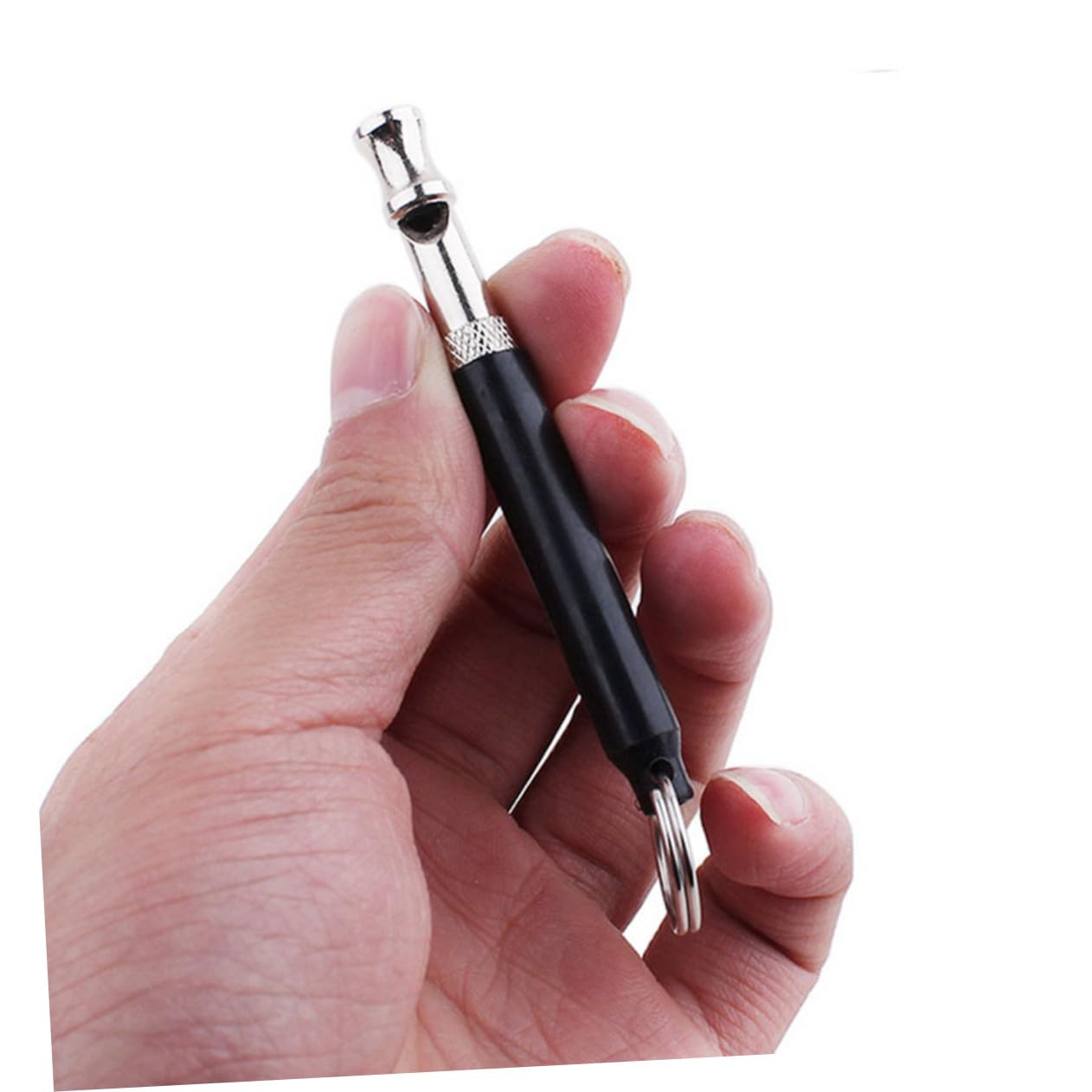 VICASKY Dog Training Whistle with Strap Frequency Black Plated Humane Bark Control Tool for Positive Reinforcement and Obedience Training