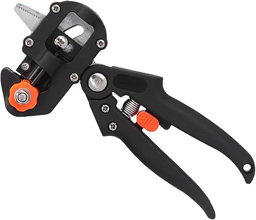 Miniatura 9 de Tijeras de podar Tijeras de jardinería Tijeras multifuncionales Tijeras de injerto de vivero Herramienta de corte de recorte de jardín con cuchillas