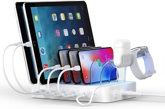 SooPii CS60 PD 3.0 60W/12A 6 Port Multi Charger Charging Station