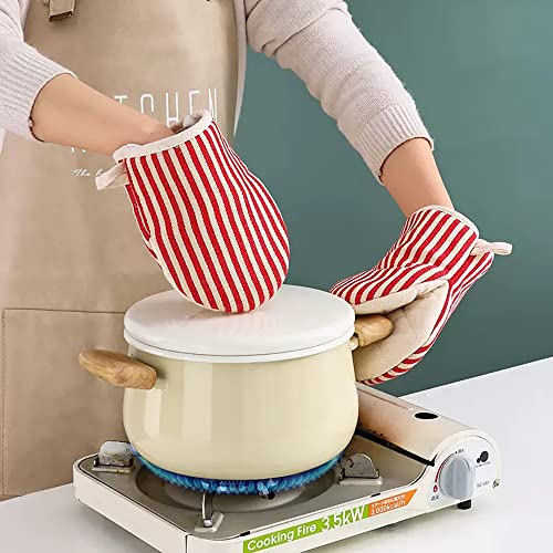 Careme Mini Oven Mitts,2Pk- Heat Resistant Kitchen Gloves To Protect Hands thumb #3