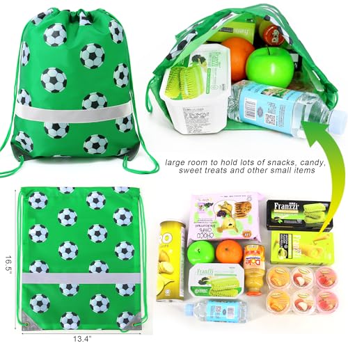 5 Pcs Red Drawstring Backpacks Bulk String Soccer Bags Reflective Cinch Sack Drawstring Bags for Gym Sport2