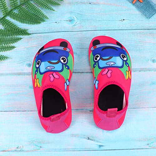 CLISPEED 1 par de Sapatos de Ãgua Antiderrapante Sapatos de Praia Respirável Com Os Pés Descalços Me
