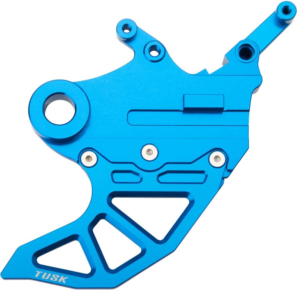 TUSK Rear Brake Caliper Support w/Brake Disc Guard Blue for Yamaha YZ250 Monster Energy Yamaha Racing Edition 2023,2025