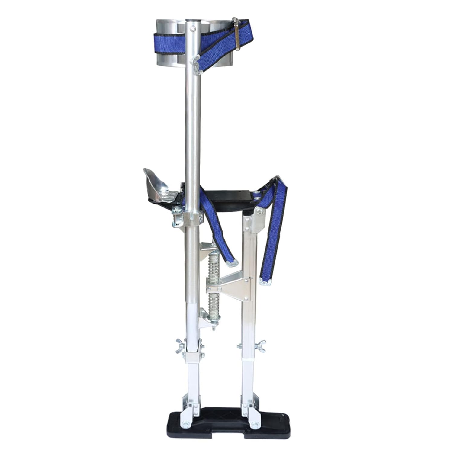 Adjustable Drywall Stilts 24-40 Inch Aluminum Alloy Stilts for Painting or Cleaning Silver