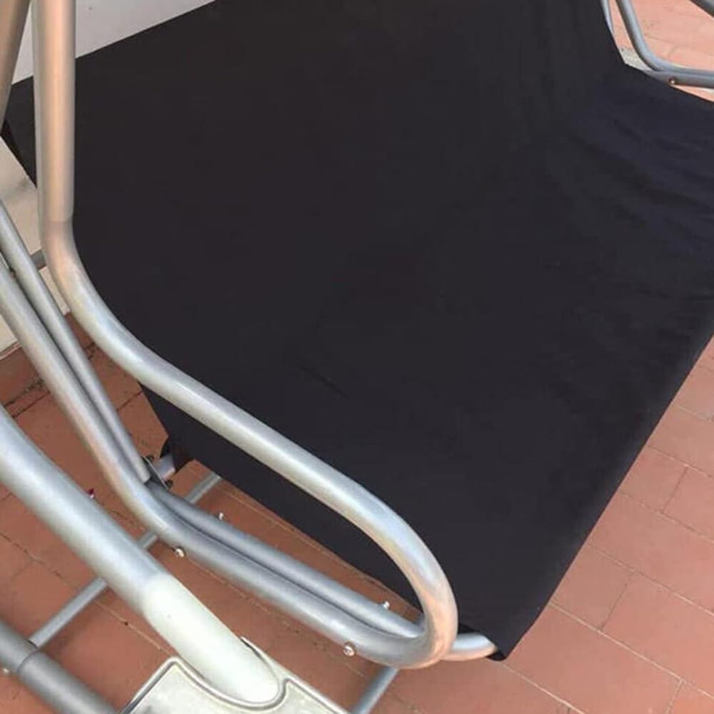 Hollywoodschaukel Sitzbezug Ersatzbezug 2/3 Sitzer Schaukelsitzbezug Ersatz Stoff Sitzbezug Für Gartenschaukel Schaukel Sitzfläche 110cm 127cm 138cm(Gray,158x52x52cm-62x21x21in)