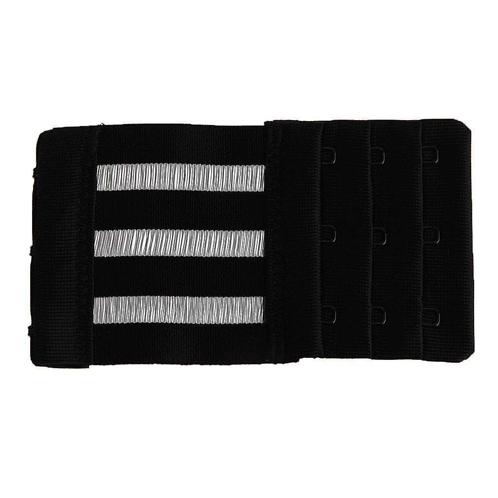 3pcs Elastic Bra Strap Extension Bra Extenders 3 Hook Multicolour-image-24