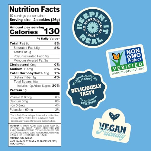 Back To Nature Classic Creme Sandwich Cookies - Plant-Based Cookies Made With Wheat Flour - Non-Gmo, No High Fructose Corn Syrup, 9 Ounce (Pack Of 1)