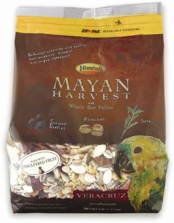 Higgins Pet Food Mayan Harvest Veracruz Blend Large Hookbill Diet 20lb