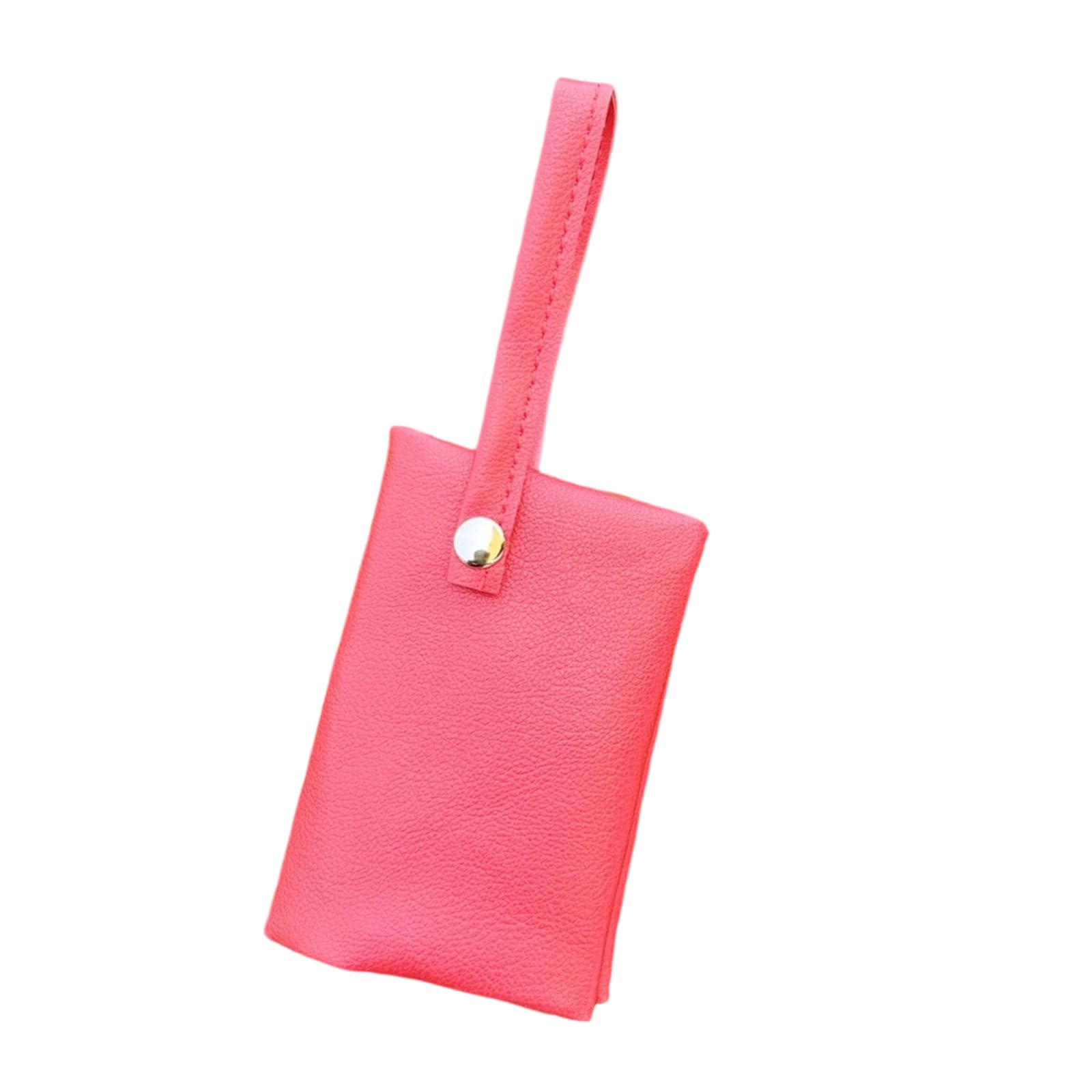 Hanging Leather Keychain Tissue Wall-Mountable Compact Storage for Bathroom Kitchen & Travel Kitchen Tissue Hanger Leather