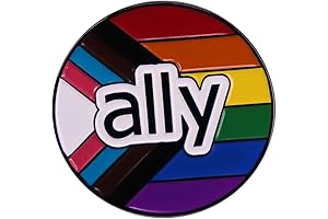 Rainbow LGBTQ Ally Enamel Lapel Pin for Backpack Jewelry Clothing Hat