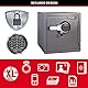 Master Lock Tresor Feuerfest und Wasserdicht mit Zahlencode und Schlüssel, Dreifacher Schutz - Flug, Feuer und Flut, elektronische Kombination und Schlüssel, 33.6L, 45.3 x 41.5 x 49.1 cm