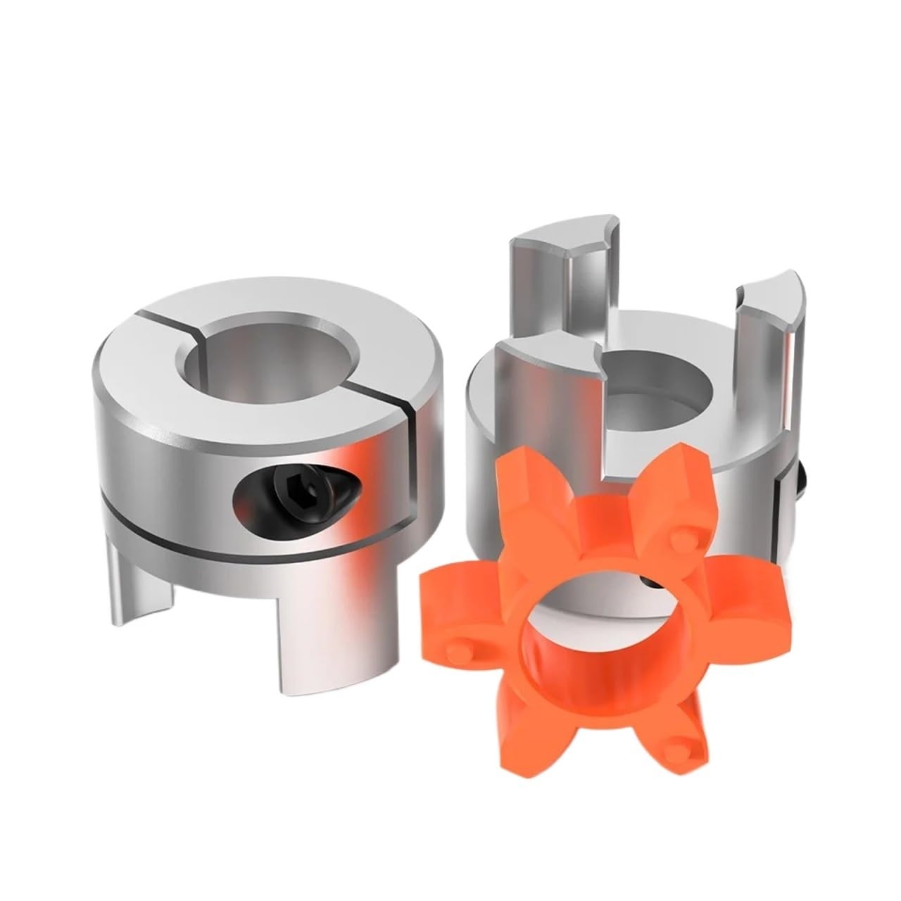Coupleur à mâchoire flexible D45L66, 10-25mm, aluminium