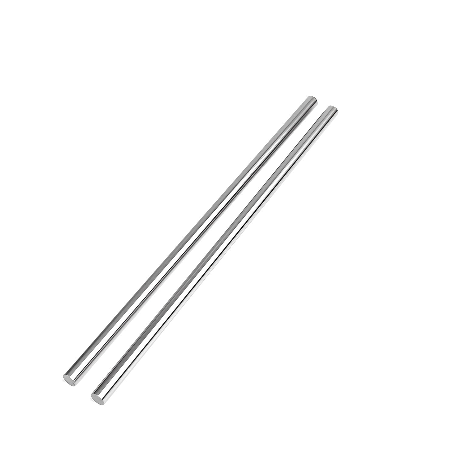 2x KGTCN Linearwelle 8mm X 600mm – Gehärtet, Verchromt, Für 3D-Drucker & CNC-Fräsen