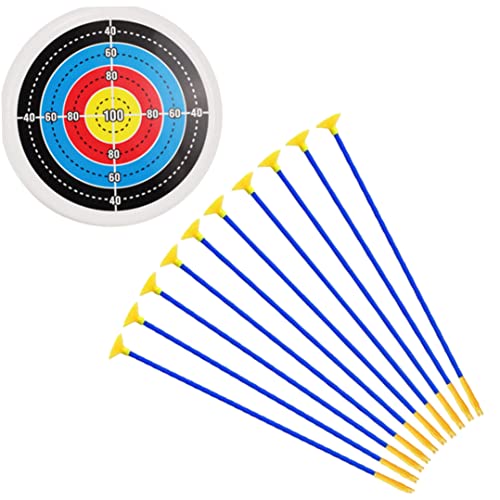 Kisangel 30 Pièces Flèches à Ventouse Plastique Léger Pour Tir à Arc