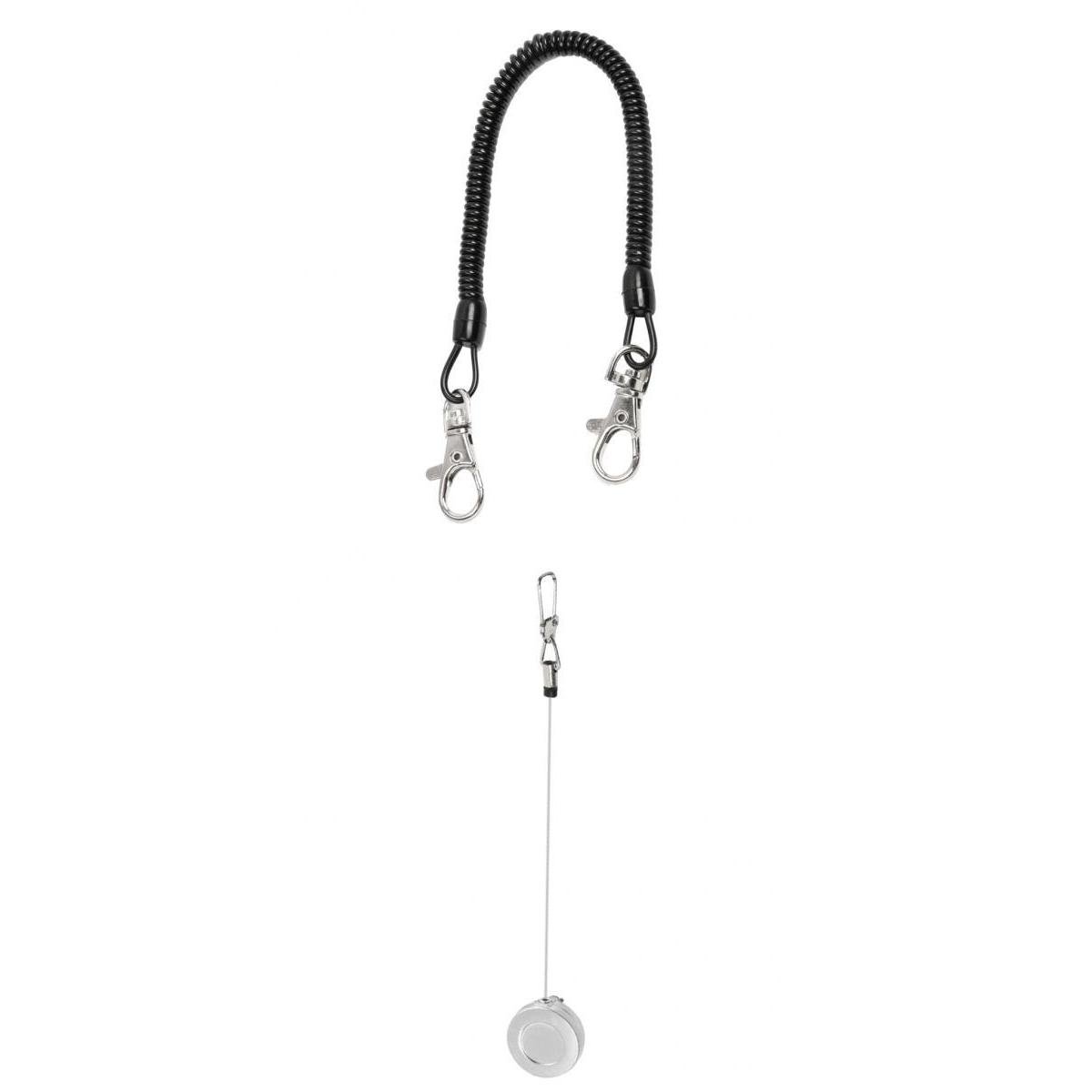 STYLEHEAVEN Elastic Fishing Lanyard Quick Release Holder and Mini Pin-on Retractor-picture-41