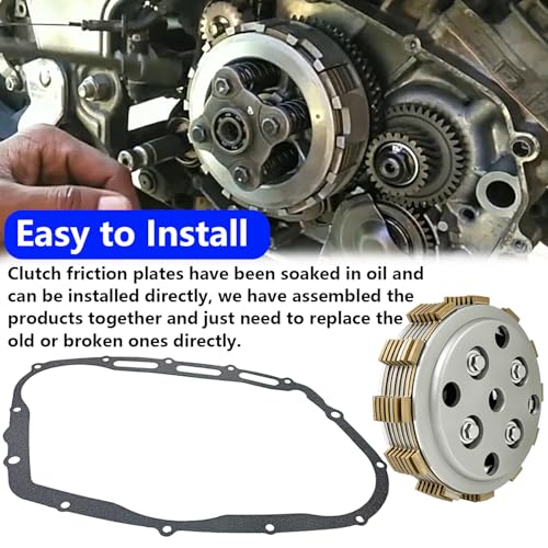 Image of Clutch Kit & Inner Hub & Outer Plate Gasket for Boulevard M50 C50 VL800 | for Boulevard M50B /S50 /C50T, Intruder Volusia 800, 09116-06203, 21441-37400, 21442-37401, 21410-41F00