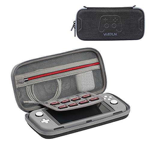 Vanerdun Nintendo Switch Lite Carrying Case with a Protective Cover - High Quality Travel Case for Nintendo Switch Lite, Compatible with Console and System Accessories, with 8 Game Card Cartridges