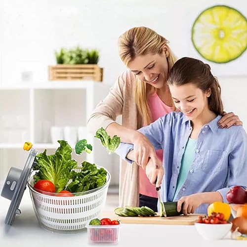 Máquina de lavar legumes com capacidade para 4 L com garrafa de plástico para espremer, limpador e s