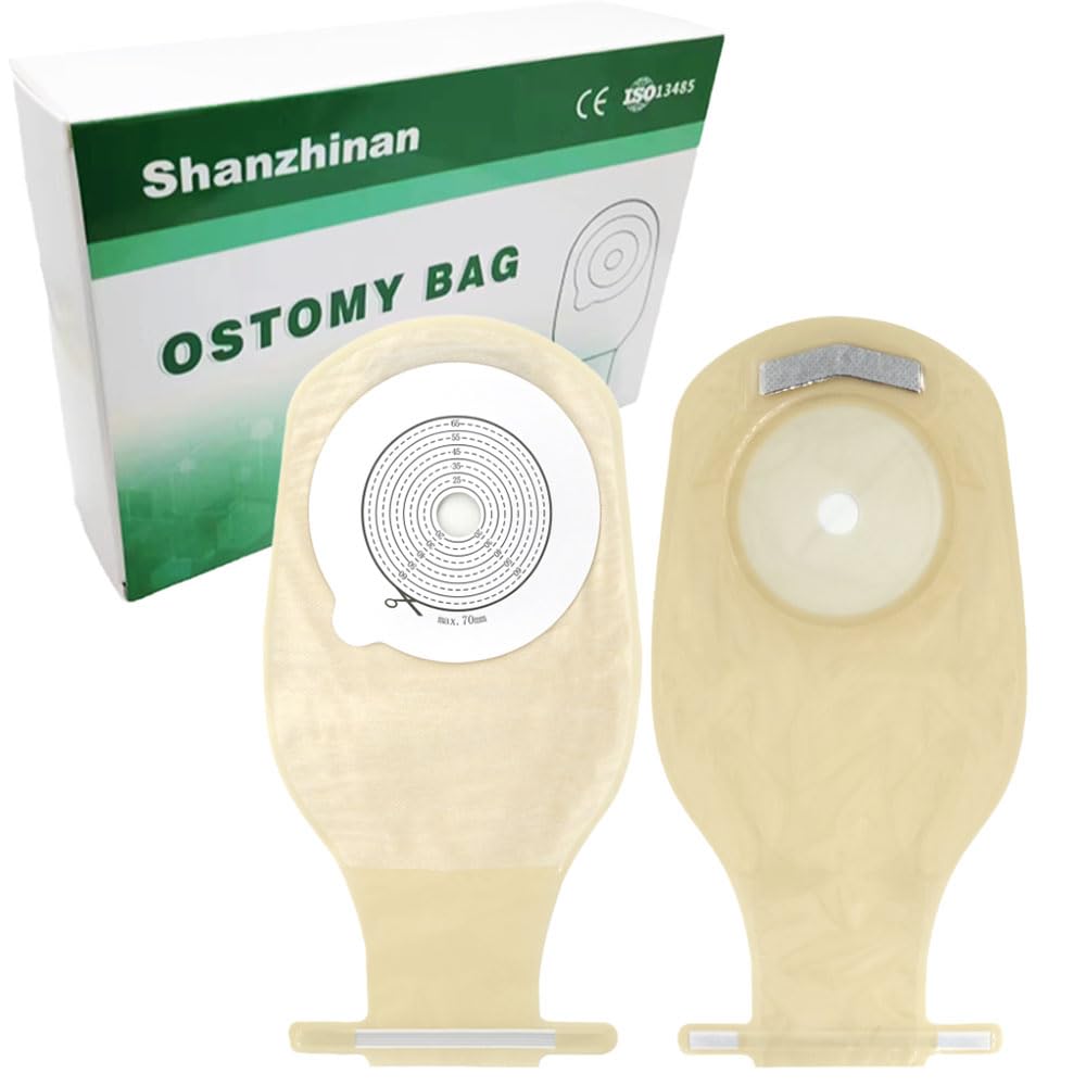 20PCS Colostomy Bags Ostomy Supplies for Ileostomy Stoma Care Cut-to-Fit?15mm-70mm?
