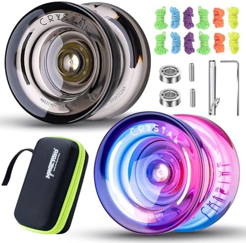 MAGICYOYO Responsive Yoyos 2 pack, Professional Crystal Yoyo K2 for ...