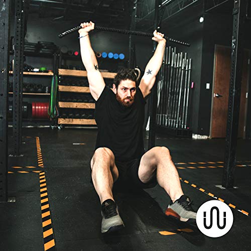 Rilla Rope Boomerang, Fitness Accessory Rope for Kettlebell, Dumbbell, Strength, Endurance Training, Flexibility, Crossfit, Home Gym, and Yoga, Multi Use Gym Equipment (Single)