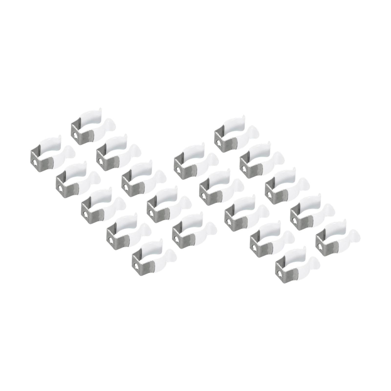 20x T5 Clips Holder Bracket Pipe Clamps for LED Light Tube Manganese Steel Pp | Lighting Parts & Accessories | Lamps, Lighting & Ceiling Fans-image-45
