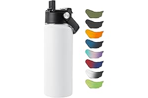 18oz Stainless Steel Insulated Water Bottle | Double Wall Vacuum Insulated |...