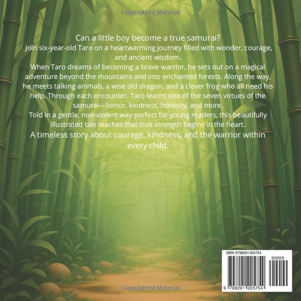 Image of Taro and the secrets of the Samurai: samurai virtues adventure book for kids ages 3-8 | magical creatures | adventure for children | Japanese warrior virtues storybook for toddlers