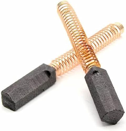 Miniatura 3 de Paquete de 2 cepillos de motor de carbono de repuesto y resorte para mezcladores Kitchenaid W10380496 W10260958 se adapta a 4159774 4159794 4159795