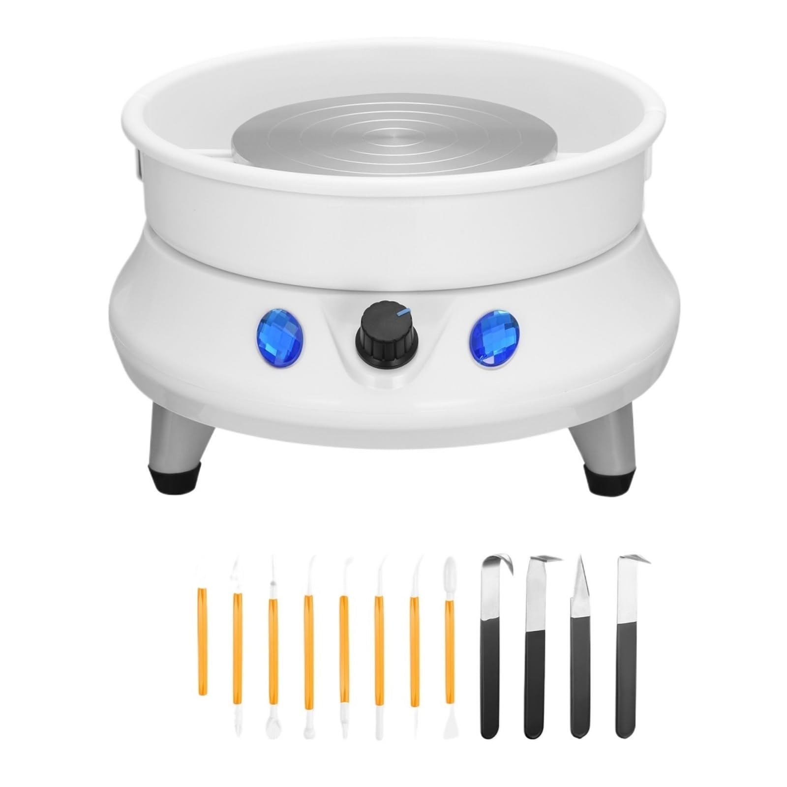 Elektryczna Maszyna Do Formowania Na Kole Garncarskim 13 Cm, Ceramiczna 60 W, Narzędzie DIY Obraca Się Stabilne Płynnie