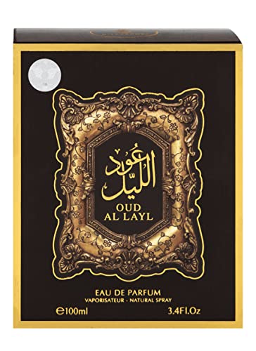 Image of Arabiyat Oud Al Layl Edp 100ml - Long-Lasting Luxury Fragrance,Strong Scent, Perfect for Gifting - Best Perfume for Men & Women - Ideal Birthday Gift for Men, Women.