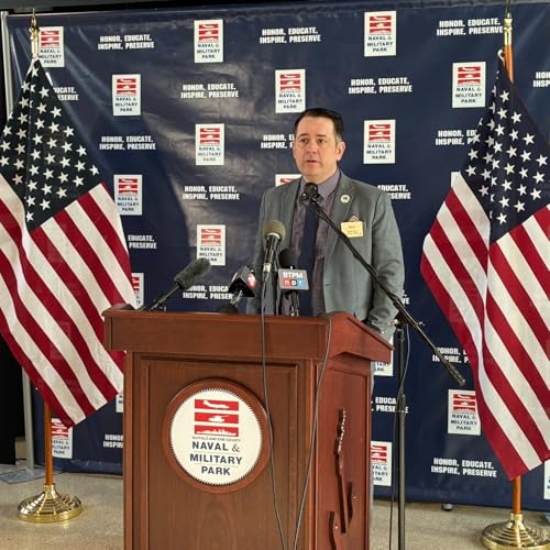 Officials provide an update on remediation work being done to the USS Croaker and USS The Sullivans at the Buffalo Naval Park