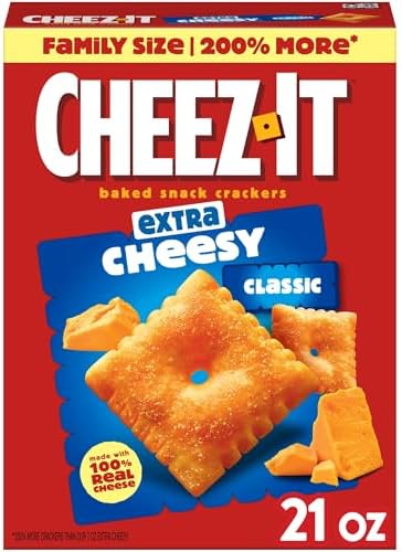 Amazon.com: Cheez-It Cheese Crackers, Baked Snack Crackers, Lunch ...
