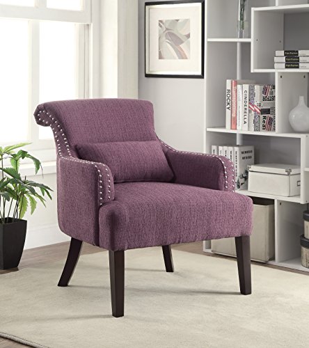 Sillón Plegable Tela Textil Violeta