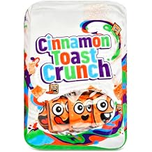 iscream Cinnamon Toast Crunch Cereal 14" x 10" Pillow Set with 4 Plushie Cereal Mini Pillows