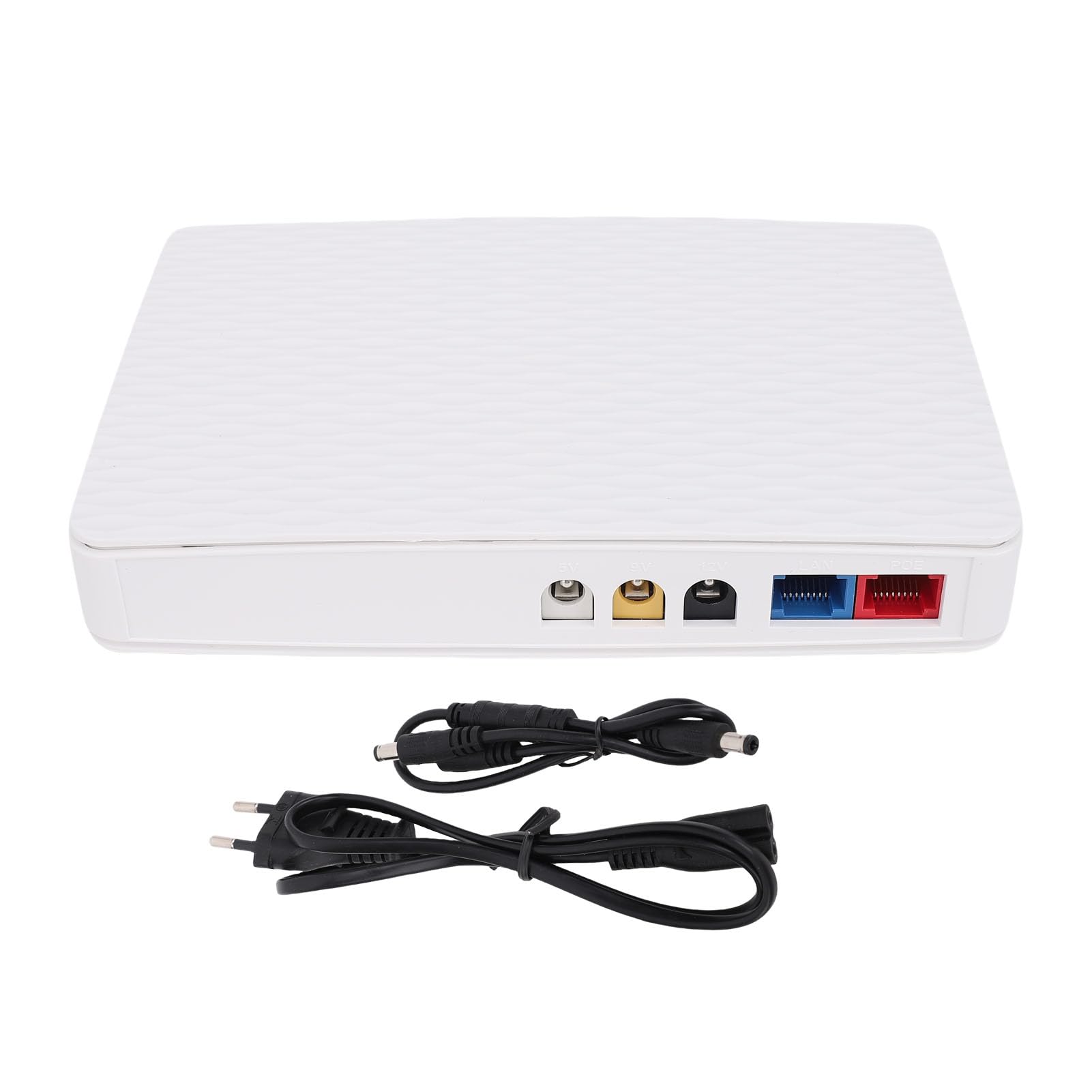 Eujgoov 8800 MAh USV Unterbrechungsfreie Stromversorgung Mini 5 V 9 V 12 V 15 V 24 V USB LAN POE 18 W Optische Katze DC DC USV Unterbrechungsfreie Stromversorgung 100-240 V (EU-Stecker)