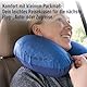 Sea to Summit - Aeros Premium Lendenkissen - Aufblasbares Stützkissen - Entlastung des unteren Rückens - Polyestergewebe 50D - Kompakte Reisetasche - Arbeit, Reisen & Autofahrten - Navy Blue - 93 g