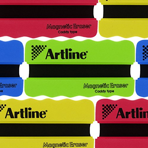 Artline Magnetic Grooved Whiteboard Eraser for Magnetic Boards-Value Pack 6 (ERT-MMG)