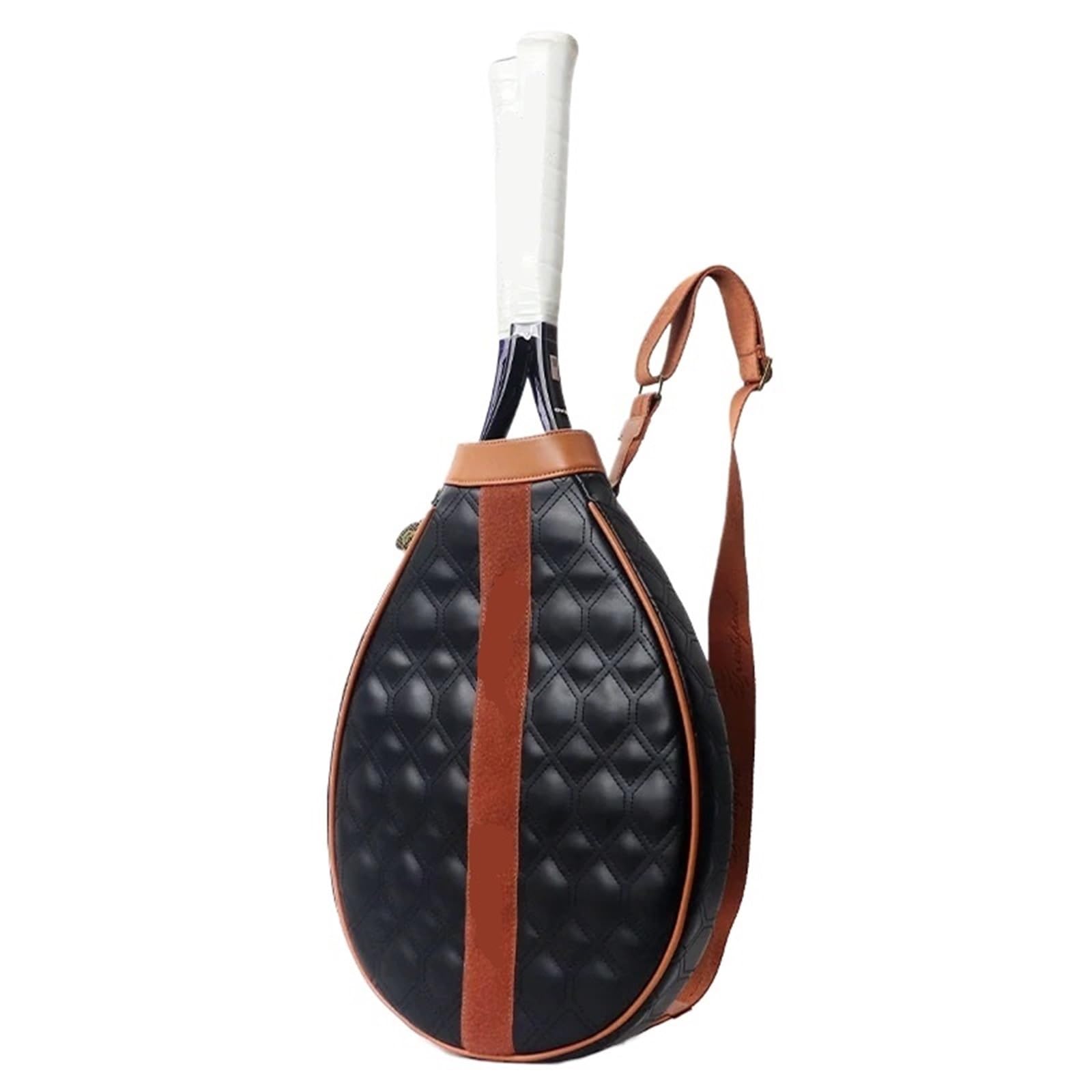 Borsa for Racchette Da Tennis Professionale In PU for Adulti Adolescenti Borse A Tracolla Portatili for Campo Squash Sport Donna