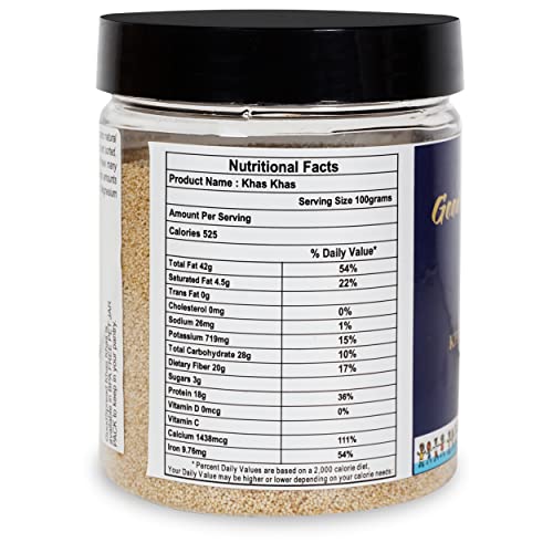 Image of GoodSpread Nutrient-Packed Poppy Seeds 500 gm - Boost Your Health and Well-Being with Organic Khas Khas, Posto, Khus Khus