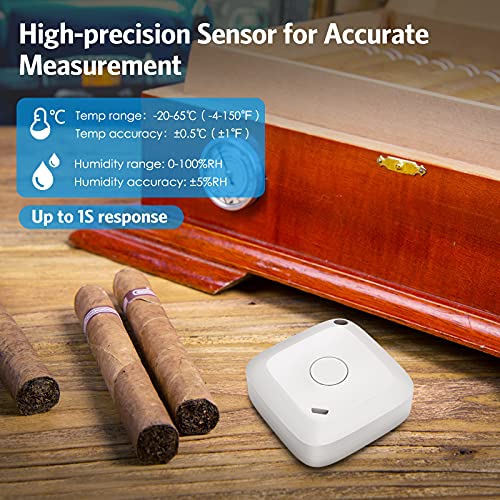 2-Pack-Brifit-Digital-Thermometer-Hygrometer-Bluetooth-50-Room-Thermometer-Indoor-Outdoor-Humidity-Meter-with-Temperature-Notification-Alert-Data-Export--Humidity-Monitor-for-Baby-Greenhouse