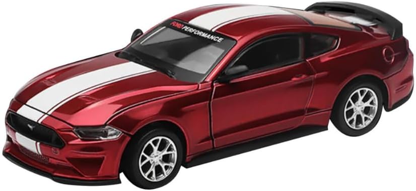 D-power – Ford Mustang GT DIY - Red | Die-Cast Replica, Ultimate Collector's Item, Muscle Cars | Toy Car, Make Your Own Race Car - DIY Collection | Size - 1:42, For Kids 3+