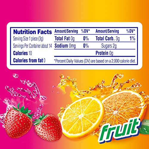 Image of Mentos Chewy Mint Candy Roll, Fruit Mint Candies, 14 Pieces Per Roll, 15 Count Party Pack