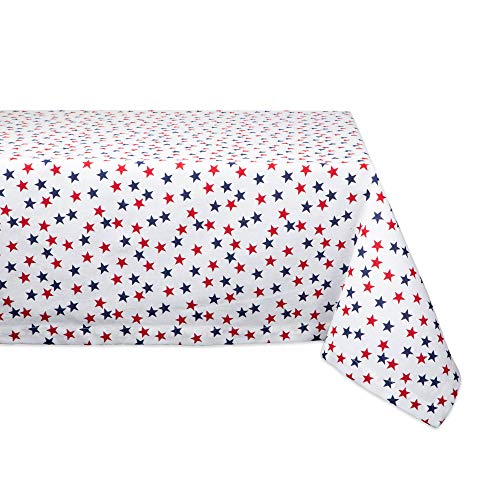 DII Americana Stars Collection Tabletop, Tablecloth, 60x104