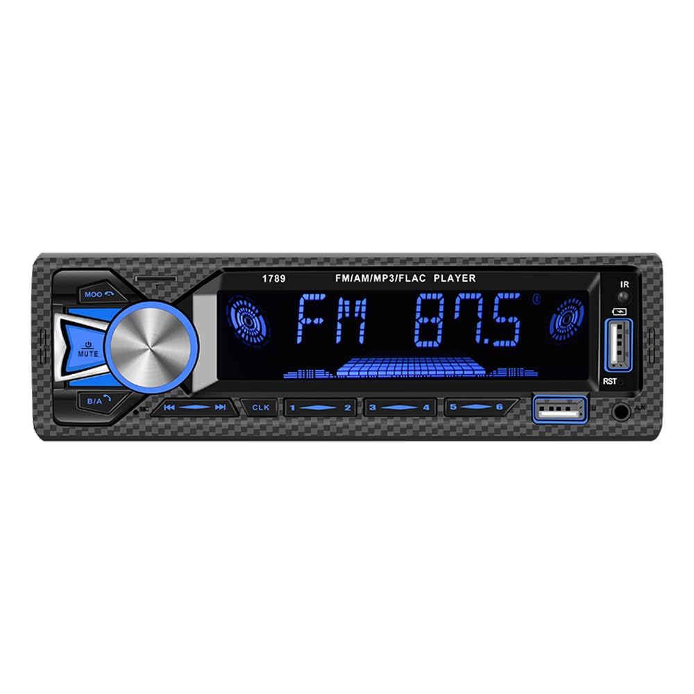 Car Radio Bluetooth Hands-free, Rimoody Car Radio Car Stereo Single Din 1 DIN Digital Bluetooth FM Audio Music Stereo Mp3 Player USB/SD/AUX-IN In-Dash Unit Remote Control