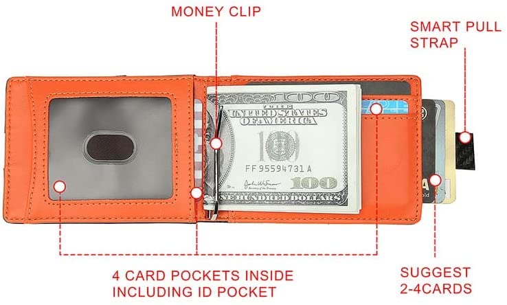 Leather Wallet Leather Men's Wallet Fashion RFID Protection Ultra-Thin Purse Clutch Men's Business Fashion Casual Short Coin Pocket Large Capacity3